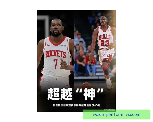 杜兰特超越乔丹升至NBA历史得分榜第五 下赛季有望超科比成现役第二